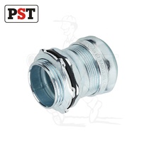 Connecteur de compression étanche à la pluie PST EMT pour conduit en acier ZC-50RTS 1/2 po pour tuyau EMT vers boîte