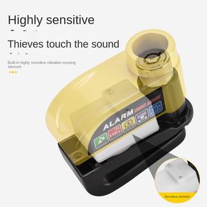 Bloqueo <span class=keywords><strong>de</strong></span> <span class=keywords><strong>Disco</strong></span> <span class=keywords><strong>de</strong></span> Freno para Bicicleta <span class=keywords><strong>de</strong></span> Aleación <span class=keywords><strong>de</strong></span> Aluminio <span class=keywords><strong>con</strong></span> <span class=keywords><strong>Alarma</strong></span> para Bicicleta Eléctrica y Motocicleta, Bloqueo <span class=keywords><strong>de</strong></span> <span class=keywords><strong>Disco</strong></span> Antirrobo - Product Image 2