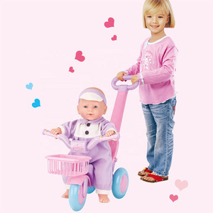 Jouet poupée bébé 15 pouces, vinyle <span class=keywords><strong>reborn</strong></span>, vélo, bicyclette, vélo, pour fille, vente en gros, - Product Image 4