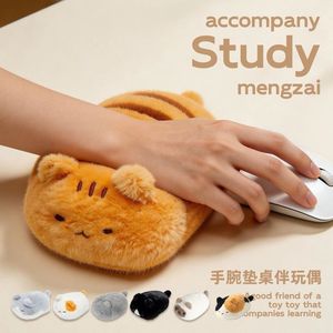 Simpatico Gattino di Peluche a Forma di Pane con Poggiapolsi, Bambola Antistress da Compagnia, Statuetta Tascabile per Regalo ai Migliori Amici - Product Image 4