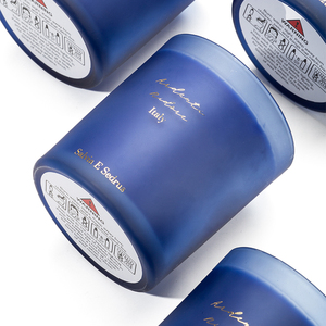 Velas Aromáticas Naturales Orgánicas de Lujo Personalizadas AIKUN, Regalos de Boda Sin Humo para Invitados, Velas Perfumadas en Frascos de Vidrio Blanco y Negro con Cera de Soja - Product Image 3