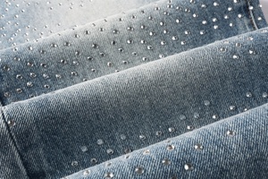 Jeans de Lujo para Hombre, Corte Recto, con Tachuelas y Cristales, Modelo <span class=keywords><strong>Fashion</strong></span> <span class=keywords><strong>Nova</strong></span> - Product Image 2