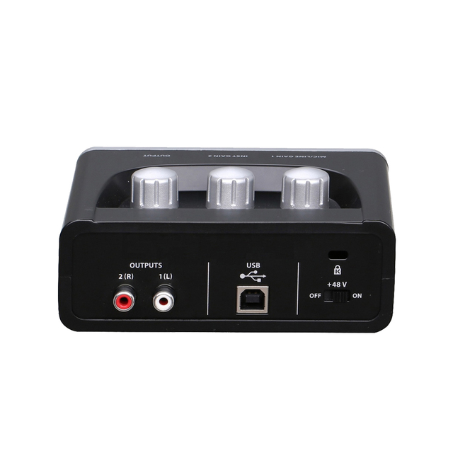 Accuracy Pro Audio SD-21 Professional Multi-function Audio Interface USB External Audio Recording and Live Broadcast Sound Card