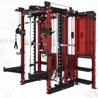 Équipement de fitness TT FLEX, appareil multifonctionnel avec lat pulldown/crossover par câble/machine Smith, angle réglable