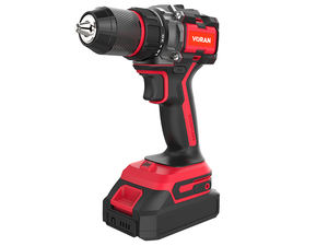 מקדחת אימפקט חשמלית נטענת ללא פחמים עם צ'אק מתכת 13 מ\\\"מ, 65 ניוטון-מטר, ניידת לבית, אלחוטית, עם סוללת ליתיום, מברגה חשמלית - Product Image 3