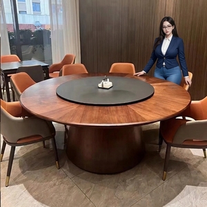 <span class=keywords><strong>Table</strong></span> de <span class=keywords><strong>salle</strong></span> à <span class=keywords><strong>manger</strong></span> électrique de luxe en bois massif pour hôtel, 2m <span class=keywords><strong>3m</strong></span>, style chinois moderne, avec plateau tournant en ardoise, pour restaurant, <span class=keywords><strong>salle</strong></span> privée, club 15 - Product Image 1