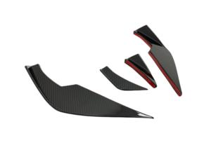 Ailes de pare-chocs avant en carbone sec <span class=keywords><strong>VS</strong></span> Style 4PC pour BMW G80 M3 G82 G83 M4 2020 et plus - Product Image 3