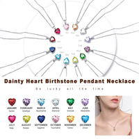 RINNTIN BSN118 Pierre de naissance Charme Bijoux Chine En Gros Argent 925 Collier Pendentif Bijoux