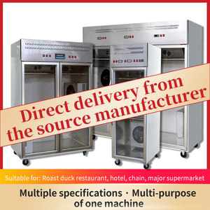 Sistema de gabinete de secado de pato de cuatro puertas comercial inteligente avanzado Refrigeración por aire con control de humedad para carne de barbacoa - Product Image 4
