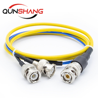 Tres BNC coaxiales y líneas de conexión de bajo ruido TRX TRB macho a dos * Líneas de adaptador BNC macho