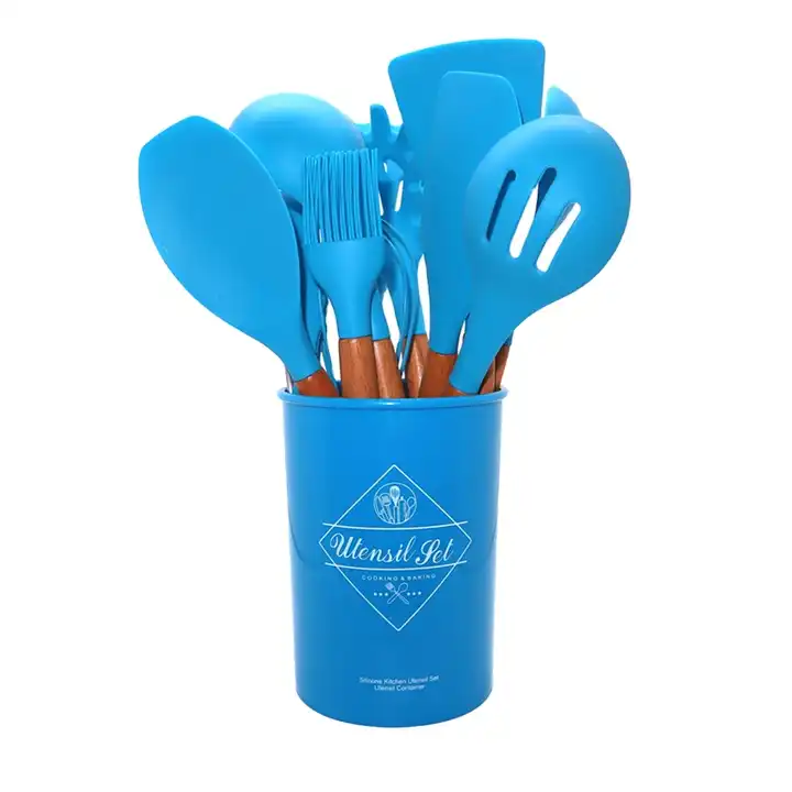 Silicone Cooking Utensil Set 12 Pcs Kitchen Silicone Fo - Buy