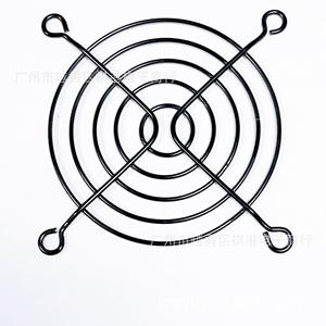 Venta Directa de Fábrica: Protector de Ventilador de 8cm, Malla de Hierro Negra, Cubierta Protectora para Ventilador de Flujo Axial - Product Image 3