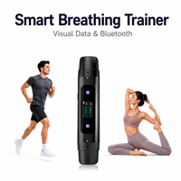 Moniteur de respiration intelligent avec application, affichage en temps réel de la capacité pulmonaire, double canal inhalation-exhalation, 3 niveaux de résistance, SSHTANG P1