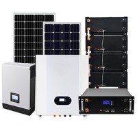 Frontier Pastoral Area Monokristallines Silizium-Solarstromsystem 220V Lithium-Ionen-Photovoltaik-Familienenergiesystem