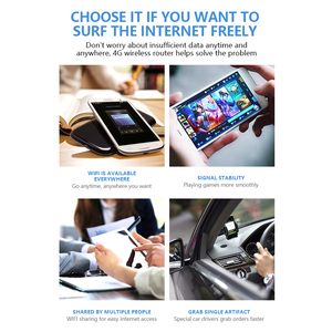 A50 Portable Internet Device MiFi Router 4G 5G Lte Pocket Wifi Sim Card Slots Wireless Unlocked 3000Mah Battery 300Mbps Router - Product Image 5