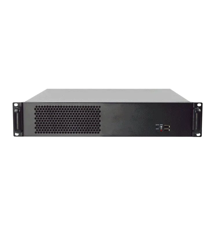 Network Appliance Rack Mountable Cabinets 2U Case 6Th 7Th Gen H110 Computer Chassis 2LAN PS/2 Industrial PC Server
