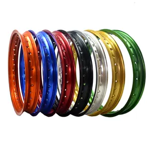 12 14 16 17 18 19 21 polegadas Dirt Bike Roda Jantes De Alumínio Anodizado Roda Aro Motocicleta Jantes