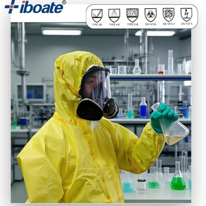 ชุดป้องกัน iboate สำหรับห้องปฏิบัติการชุดป้องกันอันตรายต่อกรดซัลฟูริกและชุดป้องกันสารเคมีปรอท - Product Image 2