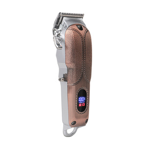 Trimmer per barba da uomo ricaricabile USB professionale con lunghezza regolabile capelli in acciaio inox per Clipper per uso domestico - Product Image 5