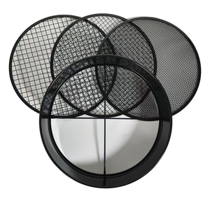 Ensemble de tamis de jardin robustes en plastique noir, tamis à mailles de plusieurs tailles, pour pelouse extérieure, compost, terre, <span class=keywords><strong>sable</strong></span>, gravier - Product Image 6