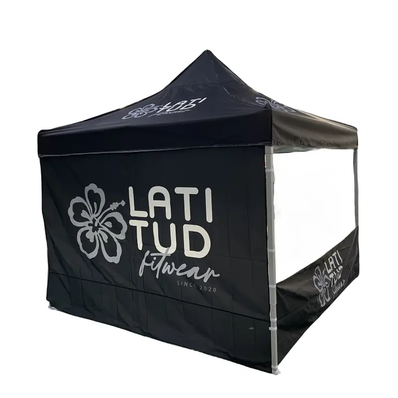 Stampa personalizzata 10 x10ft cabina espositiva esterna portatile tenda promozionale per fiere tenda con telaio resistente per la mostra