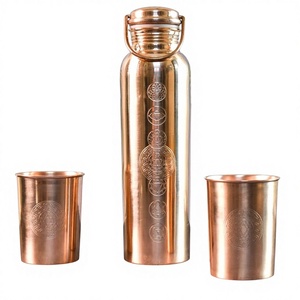 Elegant Practical <b>Copper</b> <b>Bottle</b> with Classic Style Anti-corrosion Coating Eco-Friendly Features for Active People by Tradebyd - Product Image 1