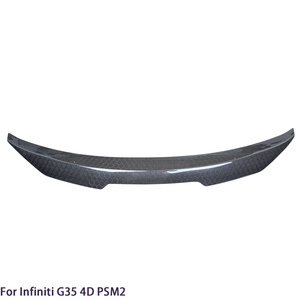 Alerón Trasero de Fibra de Carbono Estilo PSM para Serie G25 G35 G37 Sedán de 4 Puertas, 2007-2014 (no Compatible con STC) - Product Image 6