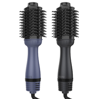 Lisseur de cheveux électrique professionnel 3-en-1, sèche-cheveux et brosse en un seul geste pour une utilisation en extérieur, en voiture, en garage, en camping-car, fabriqué en plastique