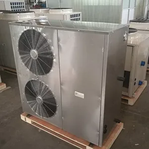 solar energy heating air source heat pump, high efficient green house air water heat pump, heat pump air to water