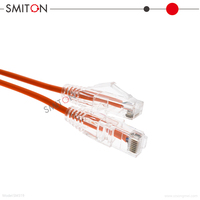 0.5FT 1FT 3FT 7FT Cat6 Utp Cable de parche Delgado 28AWG 30AWG Cable de parche delgado para ahorrar espacio