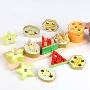Custom Kids New Arrival Classic Toy Natural Wood Stacking Block Game Wooden Stacker for Toddlers - Product Image 5