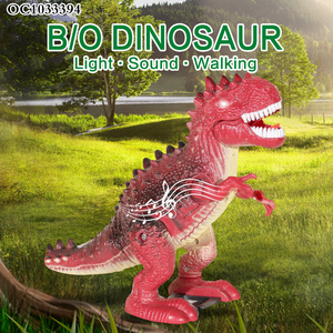 Jouets de dinosaures marcheurs électriques en plastique pour enfants avec lumière et son - Product Image 2