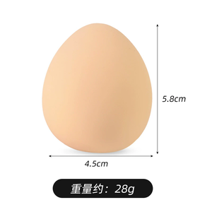 Cute Egg Shape Stress Relief Squeeze <b>Toy</b> Soft Foam Hand Fidget For Office <b>Desk</b> Home Play And Party Favor Use - Product Image 4