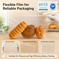 Sac à pain micro-perforé ventilé, anti-humidité, pour la conservation des produits frais, sachet de boulangerie, sûr pour les aliments