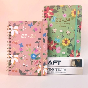 Coil Notebook per studenti universitari con rivestimento rigido a scacchi ispessito con fogli 100 in pelle con rilegatura termica <span class=keywords><strong>quaderno</strong></span> taglie A5 A6 - Product Image 4