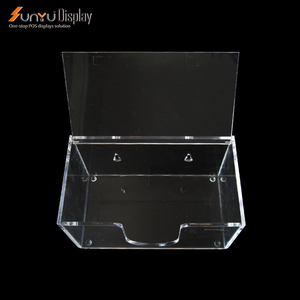 Scatola di stoccaggio acrilica quadrata personalizzata all'ingrosso scatola di lucidatura trasparente con Display a serratura uso del prodotto - Product Image 4