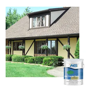 Kostenlose Probe Advanced Glossy Outdoor Pure Acryl Latex farbe für die Dekoration von Innen-und Außenwänden