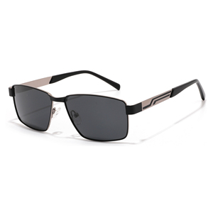 Gafas de Sol Rectangulares Unisex con Marco Metálico, Lentes con Degradado Azul, 100% Protección UV, para Uso en Exteriores, para Adultos - Product Image 5