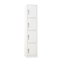 Armoire de rangement en acier, armoire à dossiers, casier en acier, haute qualité, 4 tiroirs, design moderne pour bureau ou dortoir