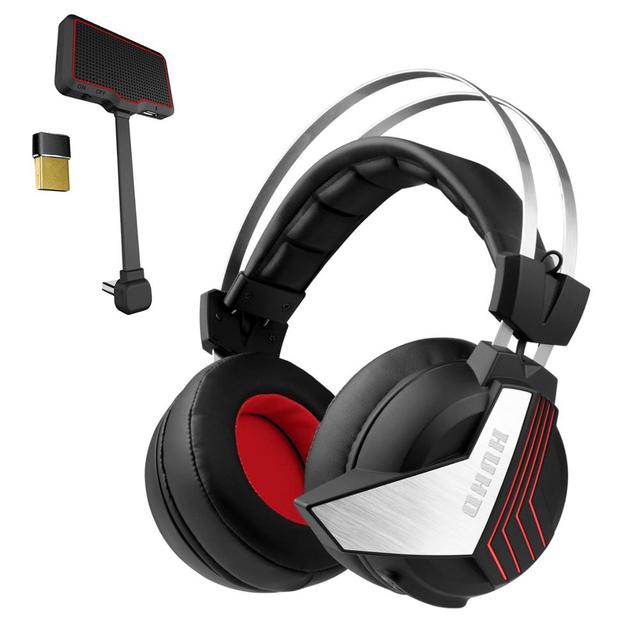 Wireless Game Headsets PC 2.4GHz Wireless Gaming Headphones 7.1 Surround Sound for Switch PS5 Type-C Smartphones