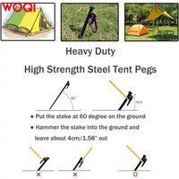 WOQI Usine de vente en gros de terrains de tente extérieure, camping en plein air et accessoires de tente de pique-nique