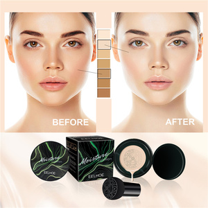 Eelhoe Almohadilla de Maquillaje Suave y Elástica en Forma de Hongo, Algodón Natural para Fijar Maquillaje Nude, Base de Maquillaje BB <span class=keywords><strong>Cream</strong></span>, Cojín de Humectación Aérea - Product Image 3