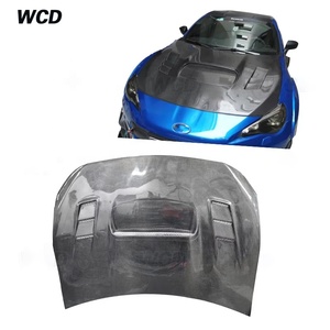 Capó de Fibra de Carbono Estilo <span class=keywords><strong>WRC</strong></span> con Rejillas de Ventilación para Toyota 86 Scion FRS GT86 FT86 Subaru BRZ 2012-2019, Cubierta de Cofre Delantero - Product Image 1