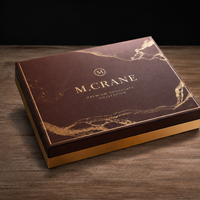 Boîte d'Emballage Personnalisée Premium pour Cadeaux Chocolats Truffes Bonbons Dattes Confiseries Baklava
