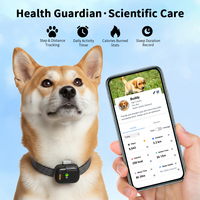 Nouveau design 2026 : Traceur GPS intelligent 4G pour animaux de compagnie avec surveillance de la santé du chien, étanche IPX7, rechargeable et détachable