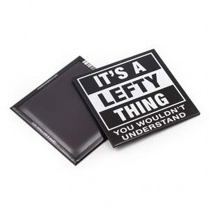 Personnalisez votre aimant de réfrigérateur carré noir de 63,5 mm – Aimant promotionnel pour réfrigérateur - Product Image 2