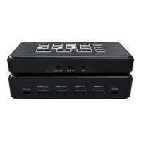Conmutador de Video HDTV de 2 Entradas y 2 Salidas con Salida en Bucle para Transmisión en Vivo de 1080P