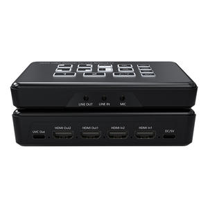 Commutateur vidéo HDTV bidirectionnel à double entrée avec sortie en boucle et sortie pour diffusion en direct 1080P - Product Image 2