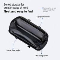 Sac à dos unisexe en polyester Oxford pour ordinateur portable 15,6 pouces, grande capacité, à carreaux, avec fermeture éclair, pour affaires, bureau, voyage, sac de jour, sacoche pour ordinateur