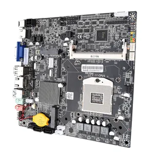 اللوحة الأم المصغرة ITX HM65 PGA 988, مقبس وبطاقة تصل إلى 8 جيجا بايت DDR3 للكمبيوتر الصناعي